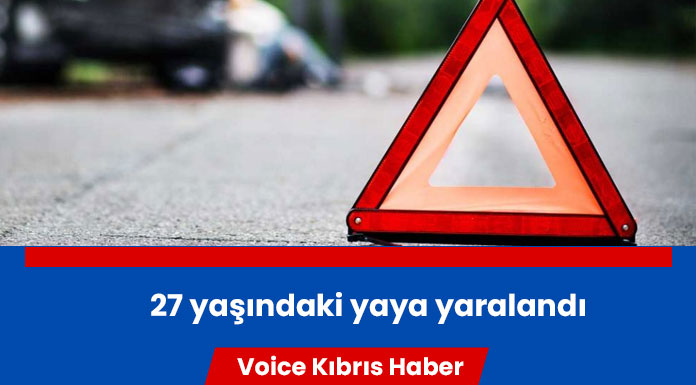 Lefkoşa'da araç yayaya çarptı