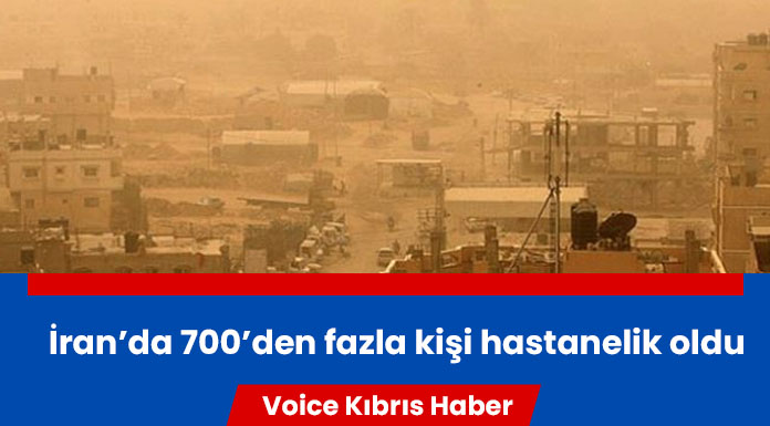 Kum fırtınası nedeniyle 700'den fazla kişi hastanelik oldu