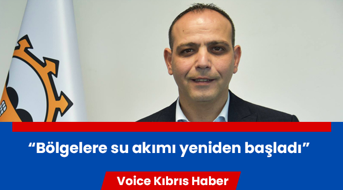 "Sanayi bölgesi dışındaki tüm bölgelere su verilmeye başladı"