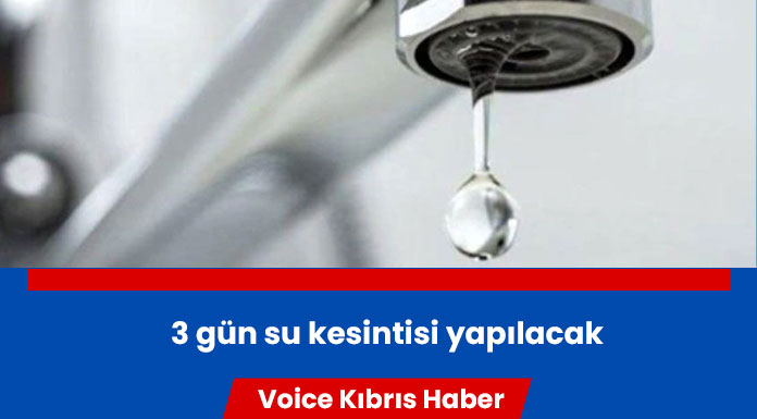 Gazimağusa Belediyesi su kesintisi yapılacağını duyurdu