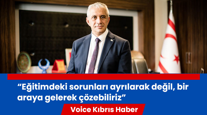 "Küçük bir toplum olmamıza rağmen eğitim ve kültür seviyesi yüksek bir halkız"