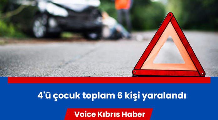 Girne'de 3 kaza...4'ü çocuk toplam 6 kişi yaralandı