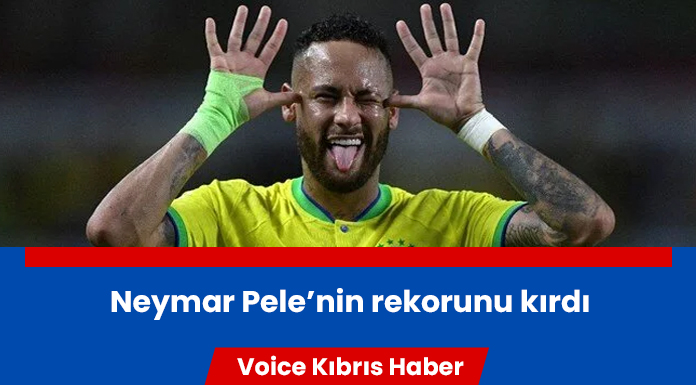 Neymar, Pele'nin rekorunu kırmayı başardı