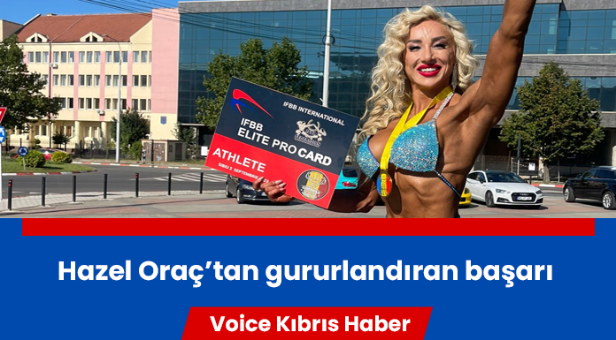 KKTC, Uluslararası Vücut Geliştirme ve Fitness Şampiyonası’ndan şampiyonlukla döndü