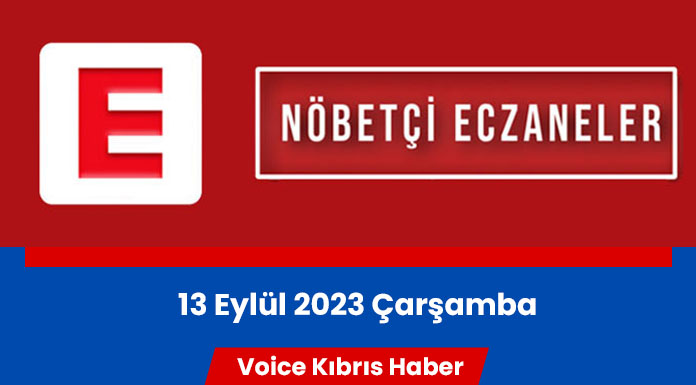Nöbetçi eczaneler (13 Eylül 2023)