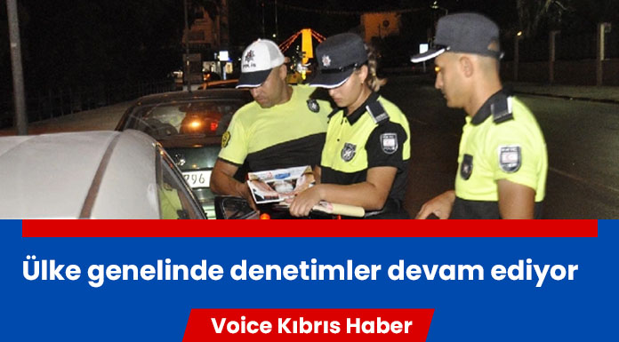 2 sürücü tutuklandı, 63 araç trafikten men edildi
