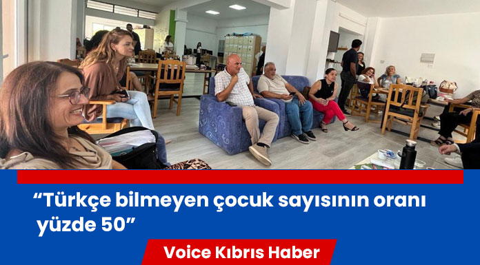 CTP İskele’de en büyük sorunun Türkçe bilmeyen öğrenciler olduğunu belirtti