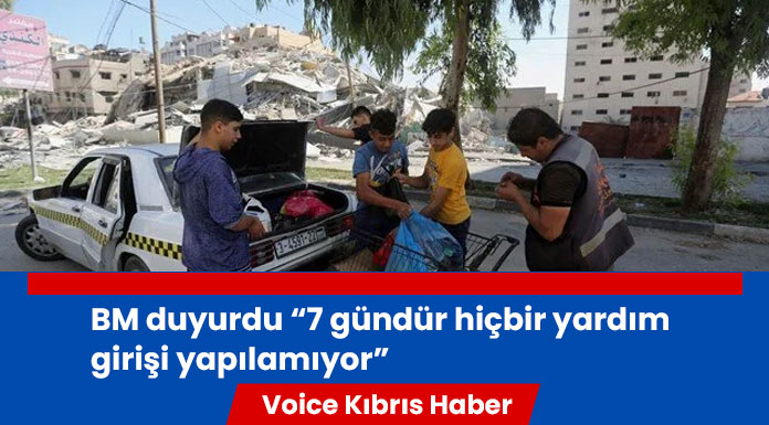 "Gazze'ye 7 gündür yardım girişi yapılamıyor"