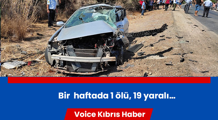 Son bir haftada 63 trafik kazası