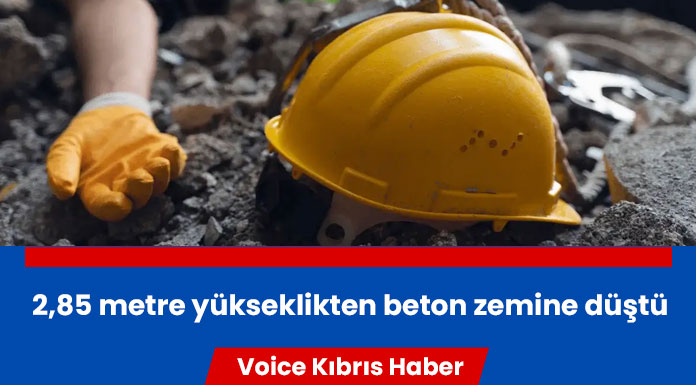 Lefkoşa'da iş kazası!