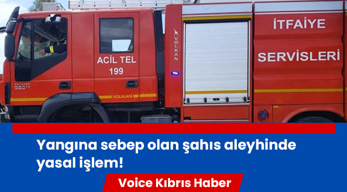 Bahçesindeki kuru ot ve çöpleri yakan şahıs yangına sebep oldu