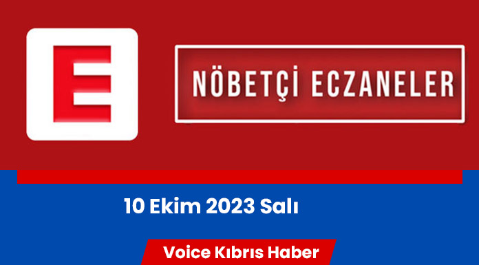 Nöbetçi eczaneler (10 Ekim 2023)
