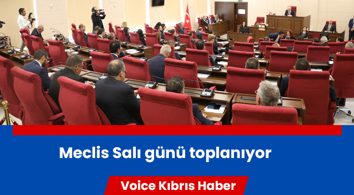Meclisi genel kurulu salı günü toplanacak