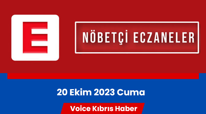 Nöbetçi eczaneler (20 Ekim 2023)