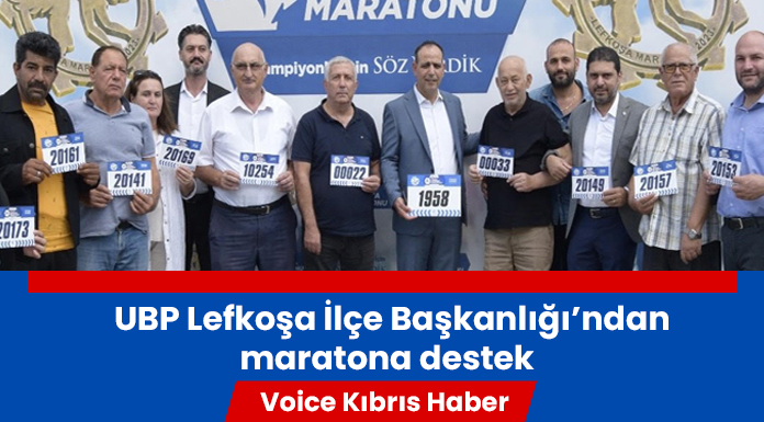 UBP Lefkoşa İlçe Başkanlığı, Şampiyon Melekler için Lefkoşa Maratonu’na destek verdi