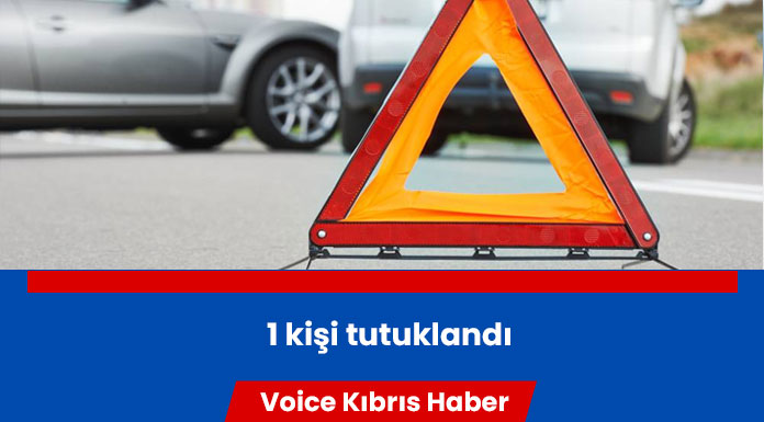 Girne’de 4 arabanın karıştığı kazada yaralanan olmadı