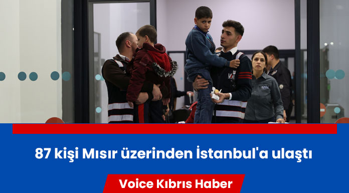 Gazze'den tahliye edilen Türkiye ve KKTC vatandaşları İstanbul'a ulaştı