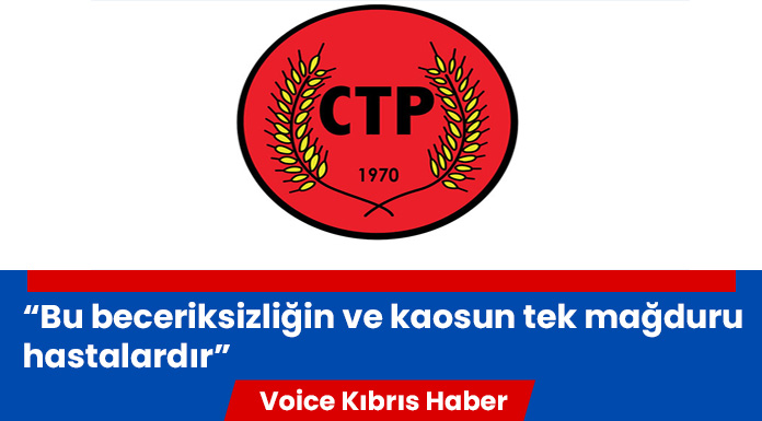“‘Reçete Yolsuzluğu’ adlı süreç hastalar için tam bir kabusa dönüşmüş durumdadır”