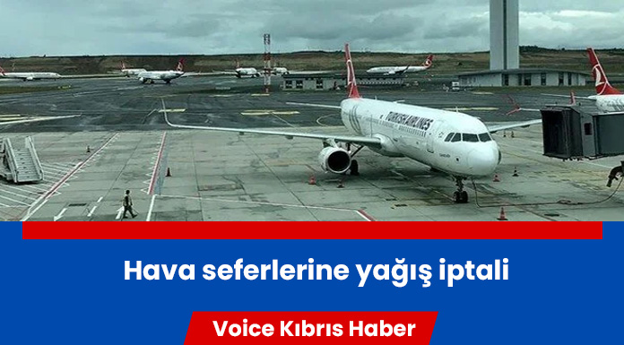 Sabiha Gökçen Havalimanı'ndaki bazı uçuşlar iptal edildi