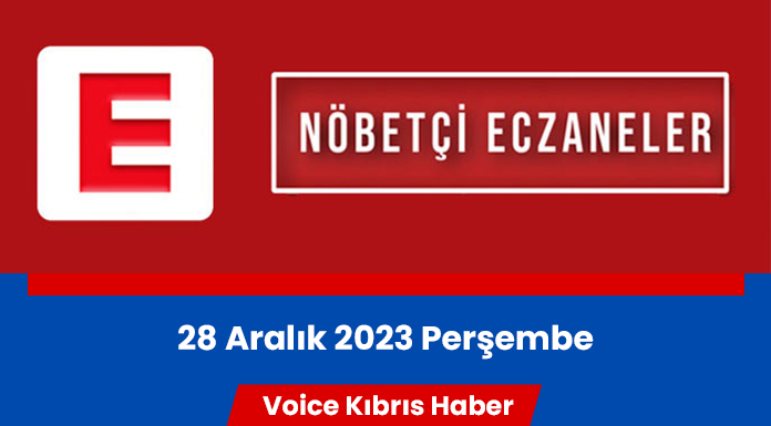 Nöbetçi eczaneler (28 Aralık 2023)