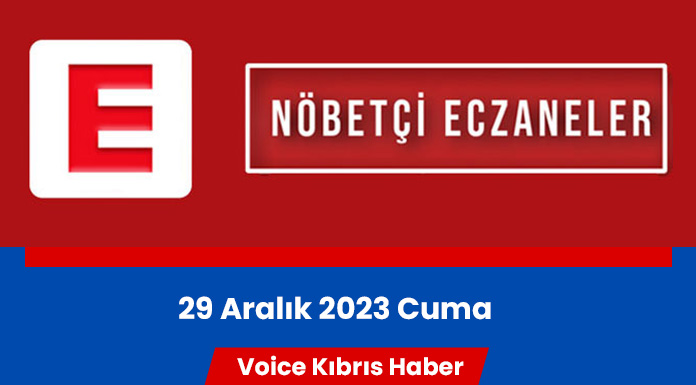 Nöbetçi eczaneler (29 Aralık 2023)