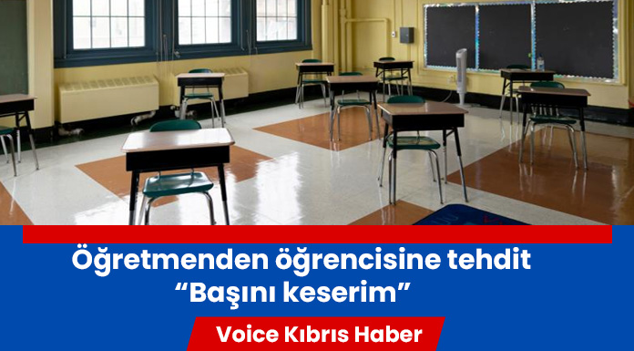 ABD'de bir öğretmenden öğrencisine 'İsrail' tehdidi: Başını keserim