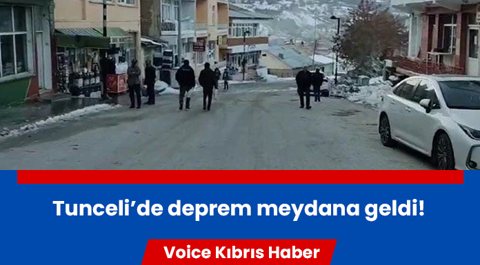 Tunceli'deki deprem paniğe neden oldu