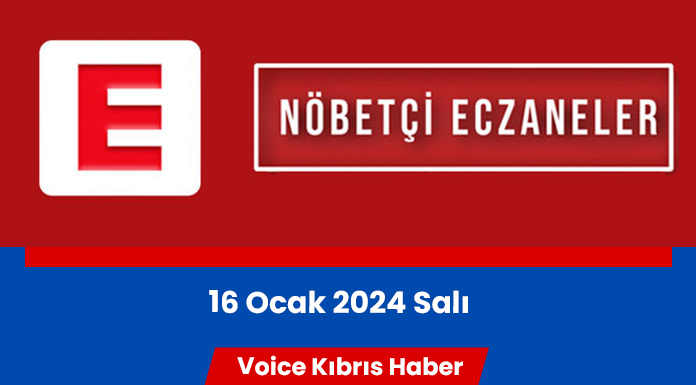 Nöbetçi eczaneler (16 Ocak 2024)