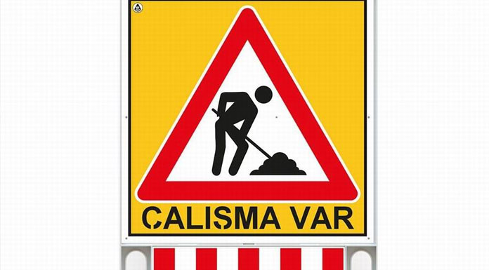 Çamlıbel anayolunda tamir çalışması