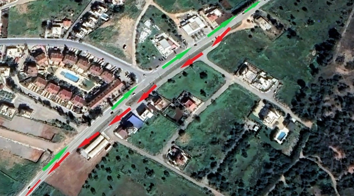Sürücülerin dikkatine, trafik tek şeritten sağlanıyor!