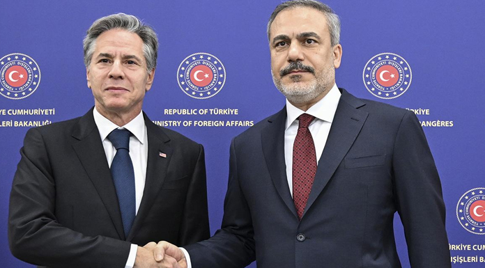 Fidan, ABD'li mevkidaşı Blinken'le Gazze'deki insani krizi ele aldı