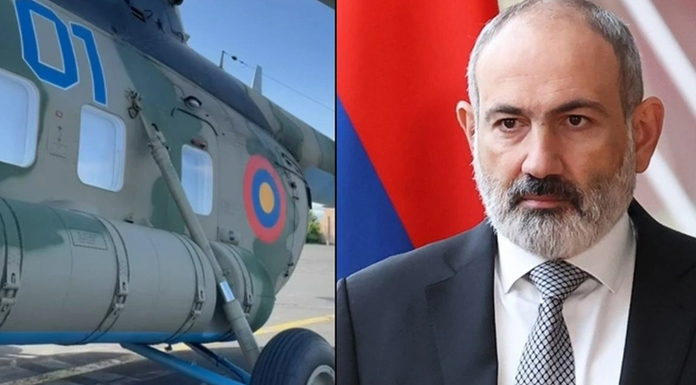 Paşinyan’ı taşıyan helikopter zorunlu iniş yaptı