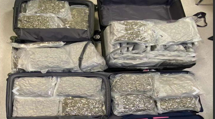 İki kadının bavulunda 41 kilo uyuşturucu!