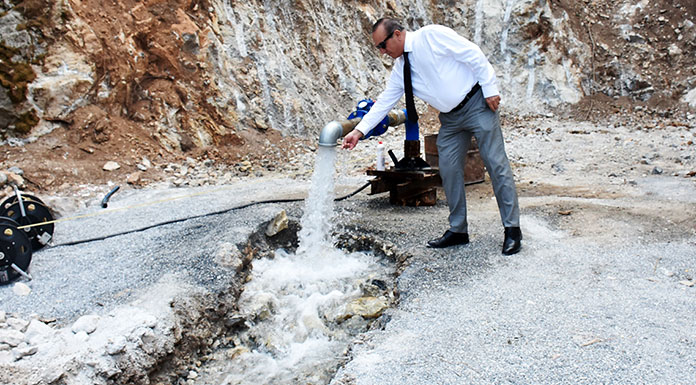 KKTC tarihinde keşfedilmiş "en zengin" su kaynağına ulaşıldı