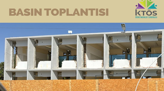 KTÖS Şht. Yalçın İlkokulu'nda basın toplantısı gerçekleştirecek