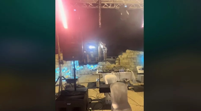 Yeni evli çift ve misafirler Limasolda düğünde kaos yarattı