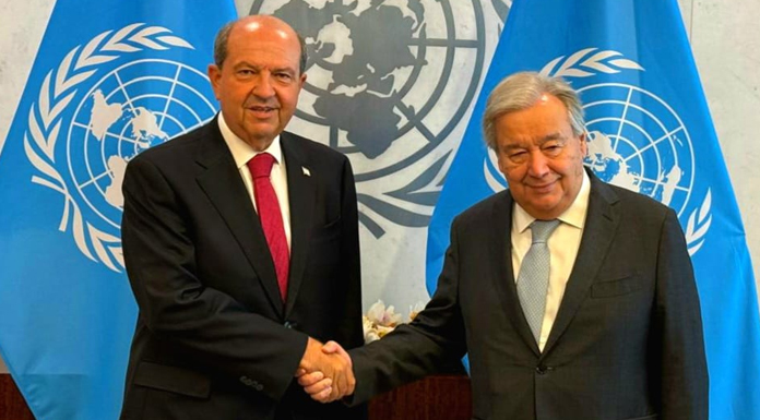 Tatar “Guterres ile samimi ve verimli bir toplantı gerçekleştirdik”