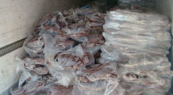 200 kilo kaçak et tespit edildi!