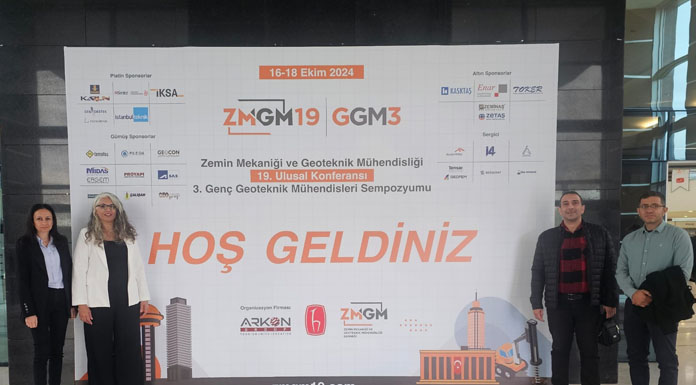 İnşaat Mühendisleri Odası'ndan bir heyet, 19. Ulusal Zemin Mekaniği ve Geoteknik Mühendisliği Konferansı’na katıldı