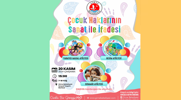 "Çocuk Haklarının Sanat ile İfadesi" etkinliği düzenleniyor