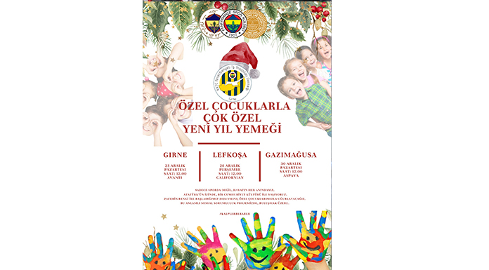 KKTC Fenerbahçeli iş İnsanları Derneği’nden ‘Özel Eğitime Tabi’ Çocuklara ‘Özel Dokunuş’
