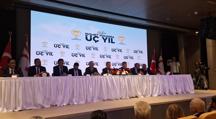 “Halka Hizmet Yolunda Üç Yıl” basın toplantısı başladı