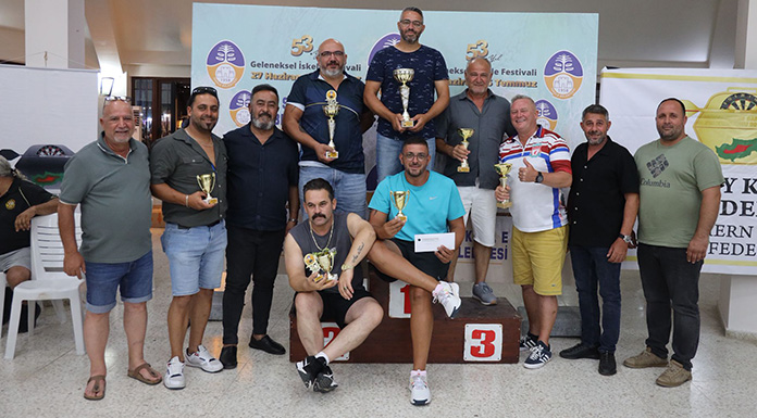 Dart tutkunları İskele'de buluştu