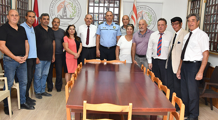 Polis Genel Müdürü Adalıer Şehit aileleri ve malül gaziler derneğini ziyaret etti