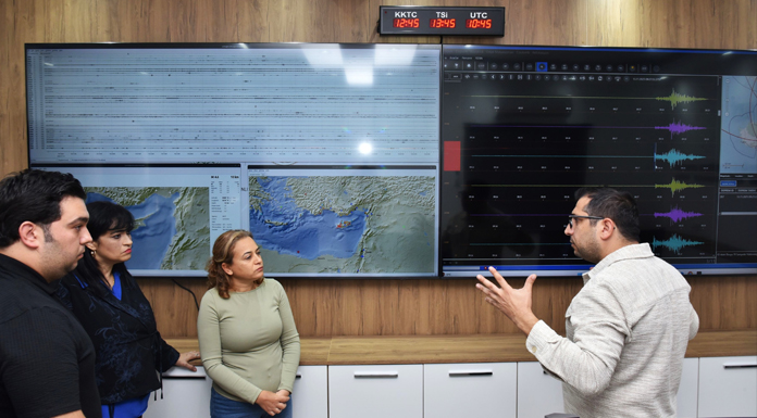 KKTC Deprem İzleme ve Değerlendirme Merkezi, Doğu Akdeniz’deki en küçük sarsıntıyı bile kaydediyor