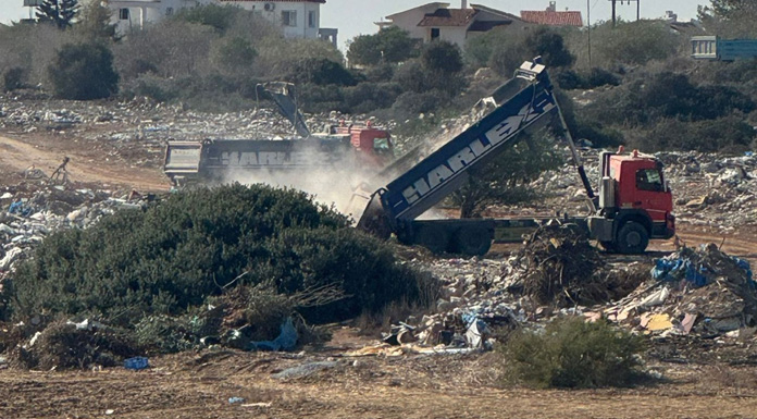 İskele’de moloz döken iki firmaya ceza