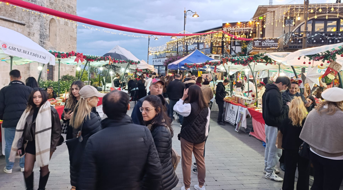 Girne Belediyesi tarafından düzelenen Yeni Yıl Pazarının bugün son günü