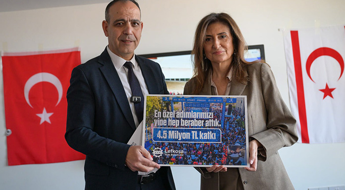 Kahve Dünyası Lefkoşa Maratonu geliri, Engelsiz Yaşamı Destekleme Derneği’ne teslim edildi