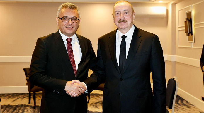 Cumhurbaşkanı Tufan Erhürman, Azerbaycan Cumhurbaşkanı İlham Aliyev ile görüştü